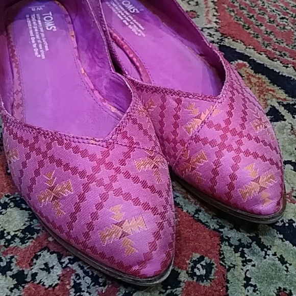 Aztec print Tom's flats - Picture 4 of 6